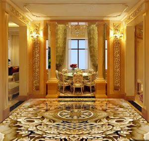 2020 PVC Self-Adhesive Waterproof Floor Wood carving pattern vinyl flooring wallpapers for living room Bedroom bathroom