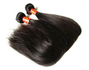 Малайзийские девственницы прямые пакеты волос Натуральный цвет Необработанные Remy Человеческие волосы Усиление волос 4 шт. 400G Лот вырезан из одного донора
