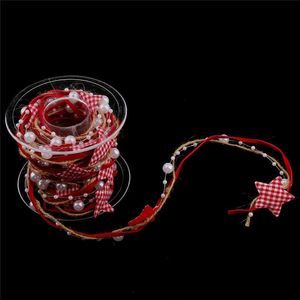 Stars Diy Tree Printed Grosgrain Ribbon Flower Line Bead Chain Silk Braid Ropes Plastic Reels Christmas Decorations New Ornaments 13 5sh C2