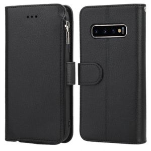 For Samsung NOTE 20 ULTRA S10Plus E S9 S8 Microfiber Leather Zipper Purse Pocket Protective Magnetic Wallet Phone Case