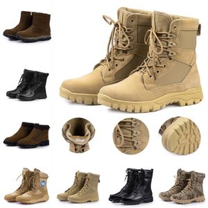 8 Styles Full Grain Leather Outdoor Tactical Shoes Men Snow Boots Non-slip Waterproof Cowskin Soft Warm Men Women Plush Cowboy