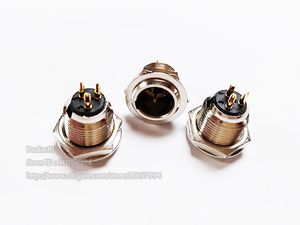 Steckverbinder, MINI XLR 3-poliger Stecker für Audio-Mikrofon-Chassismontage TB3M passend zu TA3F-Stecker/10 Stück