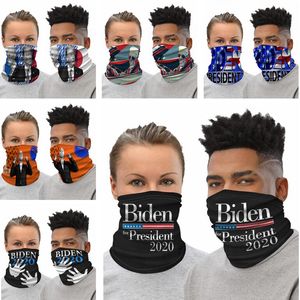 Trump Masks President USA Biden Val SCARF Cykel Suncreen Kerchief HeadGear Dustpoof Scarves Outdoor Washerble Reusable Mask LSK560