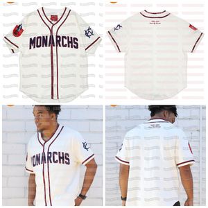 NLBM KANSA CITY MONARCHS 1100TH YEAR HERITAGE Negro Leagues Baeball Jersey 100% Stitched