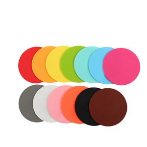 Silicone Caneca Coaster Rodada porta-copo de isolamento antiderrapante Pad para o partido Home Bar Restaurante Silicone Coasters HHA1553