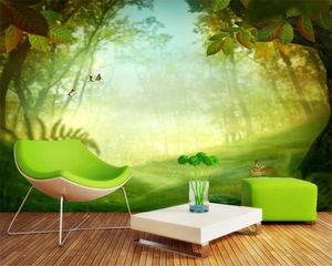 3d Landscape Wallpaper Living 3d Wallpaper Fantasy Forest HD Natural Scenery Romantic Scenery Decorative Silk 3d Mural Wallpaper