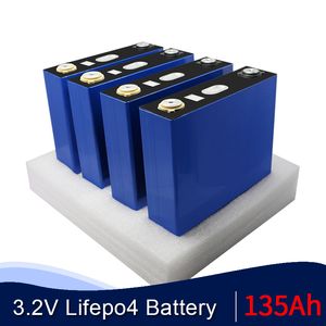 32st Grade A 3.2V 135AH LIFEPO4 Batteri Litiumjärnfosfatcell Solar12V 24V 48V Celler Inte 120AH 150AH 200Ah EU US Tax Free