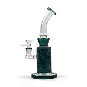 Design Water Bong Showerhead Percolator Pipe Hookahs Galss Swiss Perc Recycler Oil Rigs mm female Joint bowl