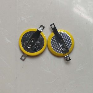 بطارية خلية زر Lithium Button Lithium الملحومة مع دبابيس لمشغلات اللعبة 1000pcs/lot