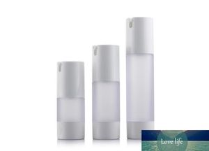 15ml 30ml 50ml airless bottle frosted/matte vacuum pump bottle lotion bottle used for Cosmetic Containe fast shipping