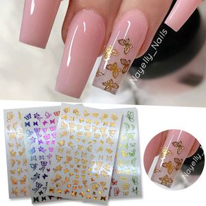 QualitySummer Colorful 3D Nail Sticker Butterfly Transfer Beautiful Decals Decoration Nail Art Accessories DIY Design Nail Decals
