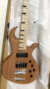 Sällsynta Custom 8 String Brown Electric Bass 24 Frets Black Hardware Kina Elektrisk Gitarr Bass Gratis Frakt