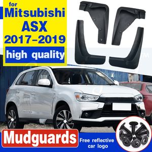 4Pcs Car Front Rear Splash Guards Mud Flaps Mudguards Fender Flares for Mitsubishi ASX 2017 2018 2019