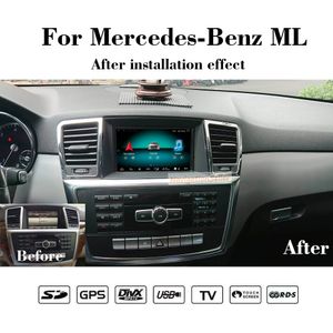 Android 13 7,0-calowy Screen Screen DVD odtwarzacz DVD dla Mercedes-Benz ML W166 GL X166 2013-2015 MUTIMEDIEA NAVIGACJA GPS Radio Support DAB Opcjonalnie