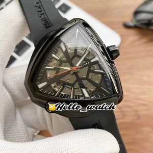 Nowy Ventura Elvis80 Edition H24595331 Koszulka Dial Automatyczny Zegarek Mens Pvd Czarna stalowa skrzynka Gumowa pasek Zegarki Sportowe Hello_watch 6 kolorów