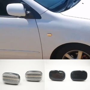 LED Dynamic Side Marker Turn Signalljus för Toyota Corolla Celica Caldina Camry Hilux Probox Fielder Avensis Rav4 Prius Runx