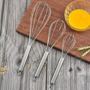 Stainless Steel Egg Stirring Manual Egg Beater Mixer Kitchen Baking Utensil Cream Butter Tools HHA1565