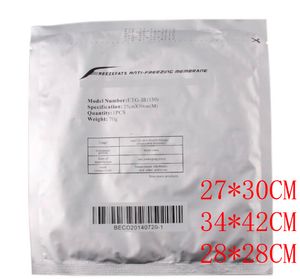 3 sizes antifreeze membrane 3442cm 2730cm 2828cm disposable use anti freezing membrane cryo cool pad for cryotherapy anti freeze machine