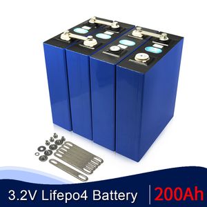 32PCS 3.2V 200Ah batteria lifepo4 Cella al litio ferro fosfato 3C per fai da te 12V 24V Energia solare EV RV pack EU US TAX Free