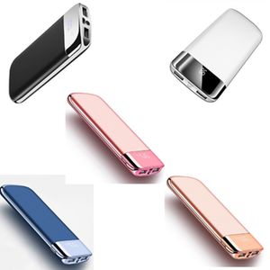 20000mah Power Bank Dual USB Power bank External Battery With LED Display Fast Portable Charger For samsung With Retail Package