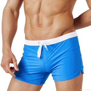 Secagem rápida mens shorts para homens swimwear homens nadar troncos praia esporte swimsuit surf boxer plus size