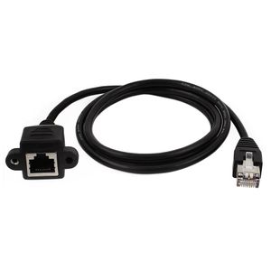 Cavo di prolunga RJ45 con montaggio a pannello a vite Cavi estesi di rete LAN Ethernet maschio-femmina RJ45 0,5 M 1 M 2 M 3 M