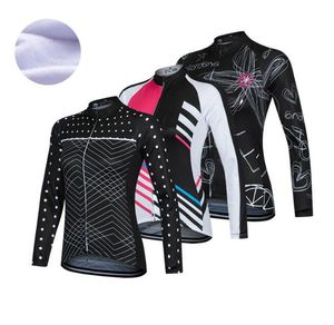 Inverno 2024 Giacca da ciclismo da donna Team Ropa Ciclismo Jersey da uomo in pile termico Abbigliamento da bicicletta Maillot