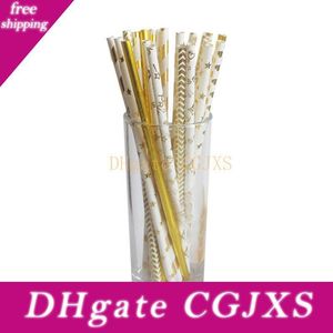 Satin Al Yildiz Kalp 25 Adet Sicak Damgalama Altin Varak Cizgili Kagit Saman Altin Beyaz Tek Kullanimlik Straw Dogum Gunu Dugun Parti Olay Icme Payet Tl10 4 Dhgate Comda