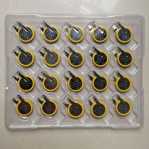 100pcs/lot 3V CR2032 Lithium Button Battery with solder tabs SMT super quality wholesale