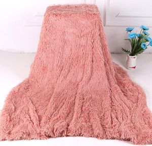 Autumn and Winter Blankets Double Sided Velvet Gift Blankets Small Carpets Plush Colorful Blanket Polyester 160CM*200CM