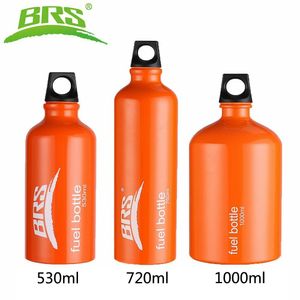 BRSアウトドア530 / 720ml / 1000mlキャンプ燃料ボトルポータブルアルコールガソリン灯油緊急燃料貯蔵タンクリザーブ輸送