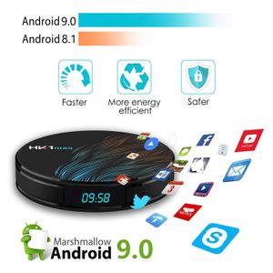 HK1 Max Android TV Box 4GB 32GB 64GB 128 RK3318 Quad Core Android 9.0 SMART 2.4G 5G WIFI 4K Media Player