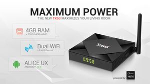 TX6S SMART TV Box Android 10.0 Allwinner H616 2G 8G 4GB 32GB 64 GB Quad Core 6K Dual WiFi T