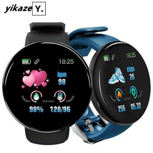 Bluetooth Smart Horloge Mannen Bloeddruk Ronde Smartwatch Dames Waterdicht Sport Fitness Tracker Horloge WhatsApp voor Android IOS