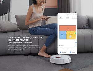 Roborock S5 Max Robot Vacuum Cleaner Laser Navigate Wi-Fi приложение для домашнего обновления S50 Smart Planged Mynty Mopping