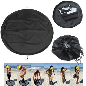 Wholesale drawstring swimming bags resale online - Portable Diving Wetsuit Storage Bag Fast Pull Organizer Cylindrical Beach Surfing Suit Swimming Clothes Drawstring Fastly Storage Bag VT1539