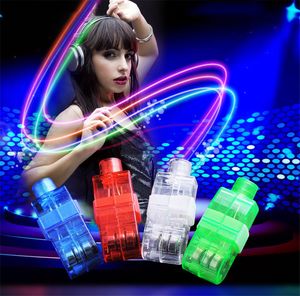 Novelbelysning LED -fingerbelysningar Ljusa ficklampor Laser Rave Fingers Lamp Kids Toys Party Favors Supplies For Concert Christmas