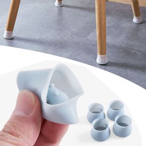 4pcs/set Universal Rubber covers Chair Leg Caps Feet Pads Furniture Table daybed covers Socks Floor Protectors Round Bottom Non-Slip Cups