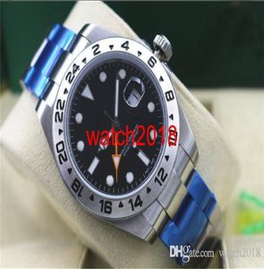 Luxus-Armbanduhr, automatisch, mechanisch, 42 mm, Edelstahlarmband, II 216570, Polar-Schwarz-Datumsuhr, MINT-Herrenuhren