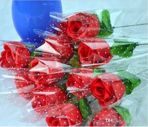 Symulacja róży CZERWONY 100 P HOT 30 cm/11.8 cala Jedwab Sztuczny Sztuczny Kwiat Piwonia Róża Kamelia Ślub Boże Narodzenie Materiały Ślubne HJIA1081