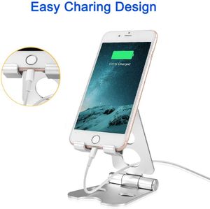 cell phone stand holder adjustable desktop phone stand compatible with for iphone 11 pro xs xs max xr x 8 7 6 ipad mini all android smar