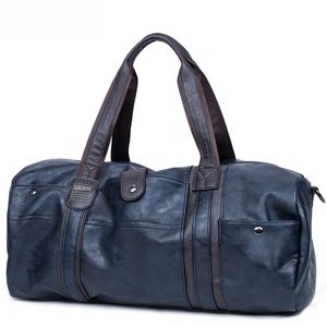 Novo- cera bolsas de couro para homens de grande capacidade portátil ombro bolsas masculinas Viagem Moda Bolsas