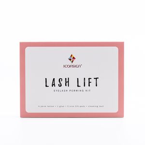 ICONSIGN Mini Eyelash Perm Kit lash lift Cilia extension perming Set with Pods Glue Curling and Nutritious Growth Treatments