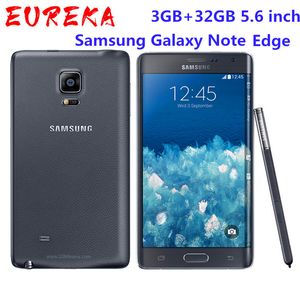 Olåst Samsung Galaxy Note 4 Edge N915A N915T N915P N915V N915F 3GB / 32GB 5,6 tum 16mp Renoverad telefon