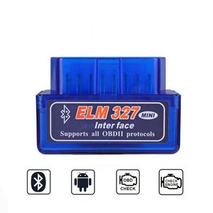 OBD2 ELM327 V1.5スキャナーPIC18F25K80 BluetoothアダプターV 1.5 ELM 327ミニスキャナー診断ツールOBD 2オートスキャナー