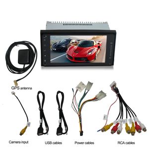 トヨタオートGPSナビゲーションWiFi Bluetooth USB DVRオーディオプレーヤーのための車のビデオラジオステレオ2 DIN Android 10 7インチユニバーサル