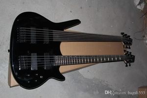 2022 preço atacado personalizado Double Pescoço 5 string e 6 cordas Bass Super guitarra elétrica