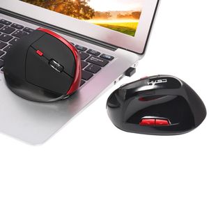 Mouse Wreless ottico ergonomico 6D con mouse da gioco regolabile a 4 pulsanti 2400 dpi Mouse per computer desktop Mac pro donna uomo