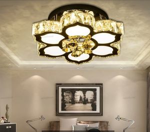 Modern LED Ceiling Lights Indoor Crystal Lighting Ceiling LED Luminaria LED Ceiling Lamp For Living Dining Bed Room Home Decor