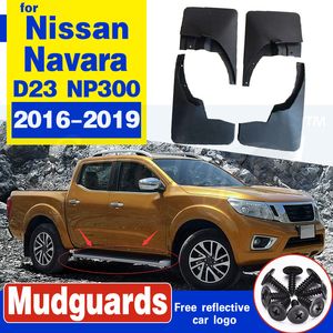 Car Mud Flaps Front Rear Mudguard Splash Accessories For Nissan Navara D23 NP300 2016~2019 2017 2018 Splash Guards Mudflaps